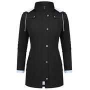 Chic Slim-Fit Women's Rain Jacket
