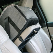 pet car seat bed travel carrier with safety belt