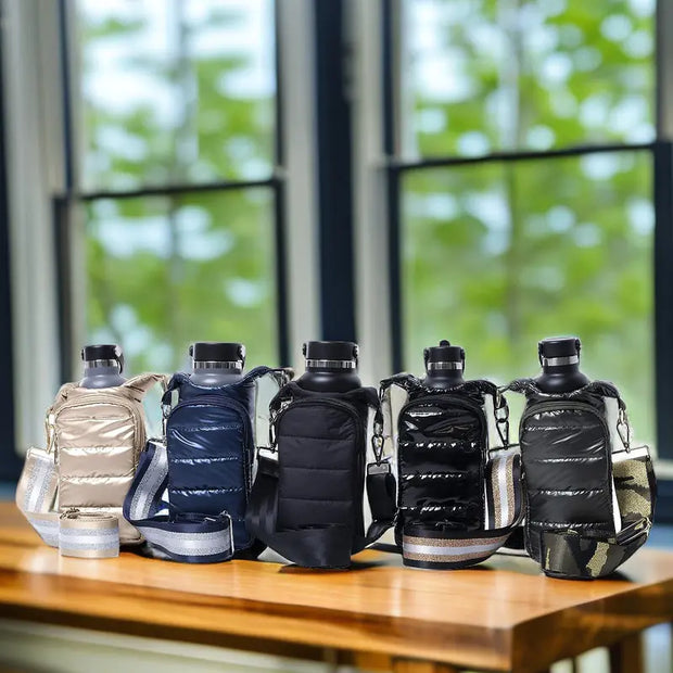 Insulated Outdoor Bottle Cover with Strap