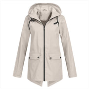 Windbreaker Zipper Hooded Lightweight Outdoor Windproof Jacket Thin Outdoor Jacket Women
