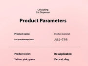 Pet Spray Massage Comb