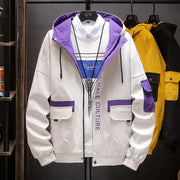 Men's Hooded Work Jacket, Utility Outerwear Jacket