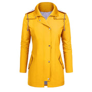 Chic Slim-Fit Women's Rain Jacket