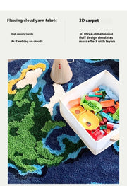 Flocking Bathroom Mat, Bedroom Tufting