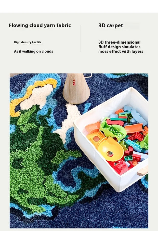 Flocking Bathroom Mat, Bedroom Tufting