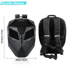 led display travel pack smart motorcycle backpack