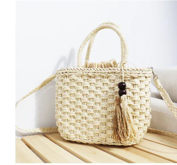 ladies tassel handbag dual-use crossbody bag