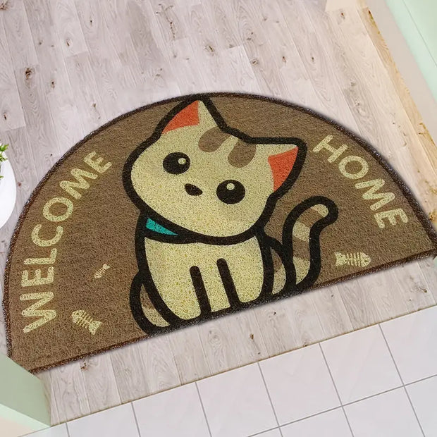 Indoor Cat Mat, Welcome Rug, Non-Slip Bath Mat