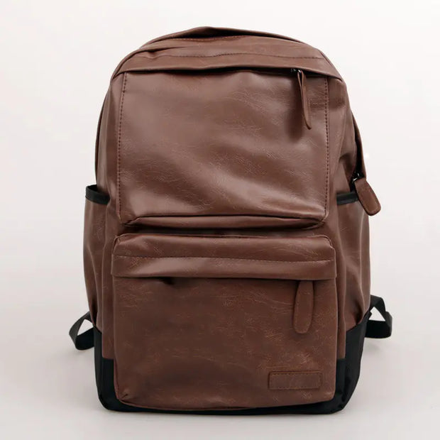 Urban Trek Leather Backpack