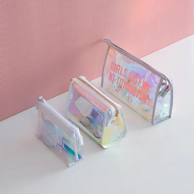 Cute Waterproof Laser Cosmetic Bag for Travel