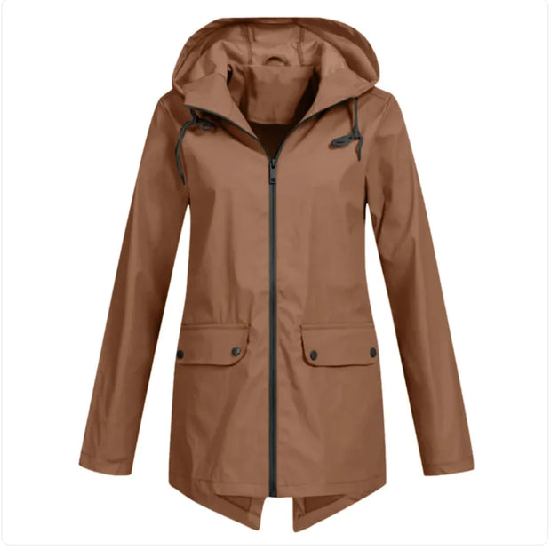 Windbreaker Zipper Hooded Lightweight Outdoor Windproof Jacket Thin Outdoor Jacket Women