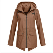 Windbreaker Zipper Hooded Lightweight Outdoor Windproof Jacket Thin Outdoor Jacket Women