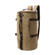 Large-Capacity Cylindrical Shoulder Bag for Travel