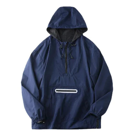Men's Spring Windproof Waterproof Hooded Jacket