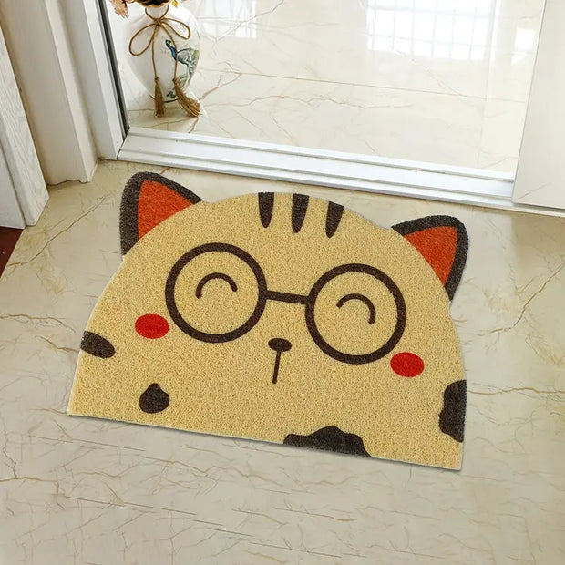 Indoor Cat Mat, Welcome Rug, Non-Slip Bath Mat