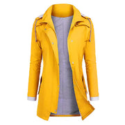 Chic Slim-Fit Women's Rain Jacket