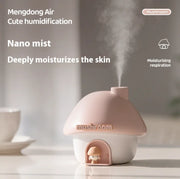 Mushroom House Humidifier Night Light