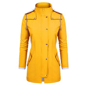 Chic Slim-Fit Women's Rain Jacket