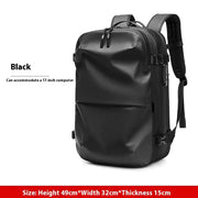 Pro commuter backpack in Army Green, waterproof design, accommodates 17-inch laptop, ideal for commuting and travel.