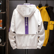 Men's Hooded Work Jacket, Utility Outerwear Jacket