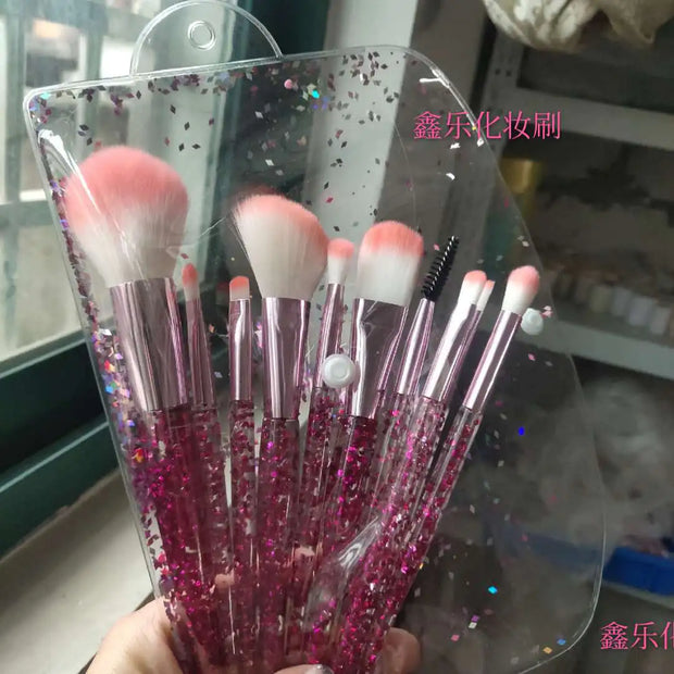 10-Piece Makeup Brush Set for Beauty and Blending
